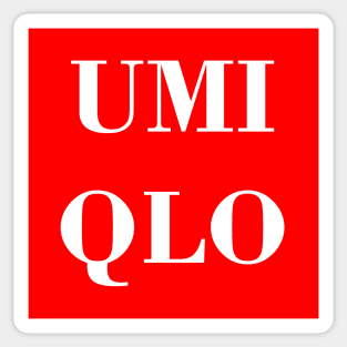 UMIQLO Sticker